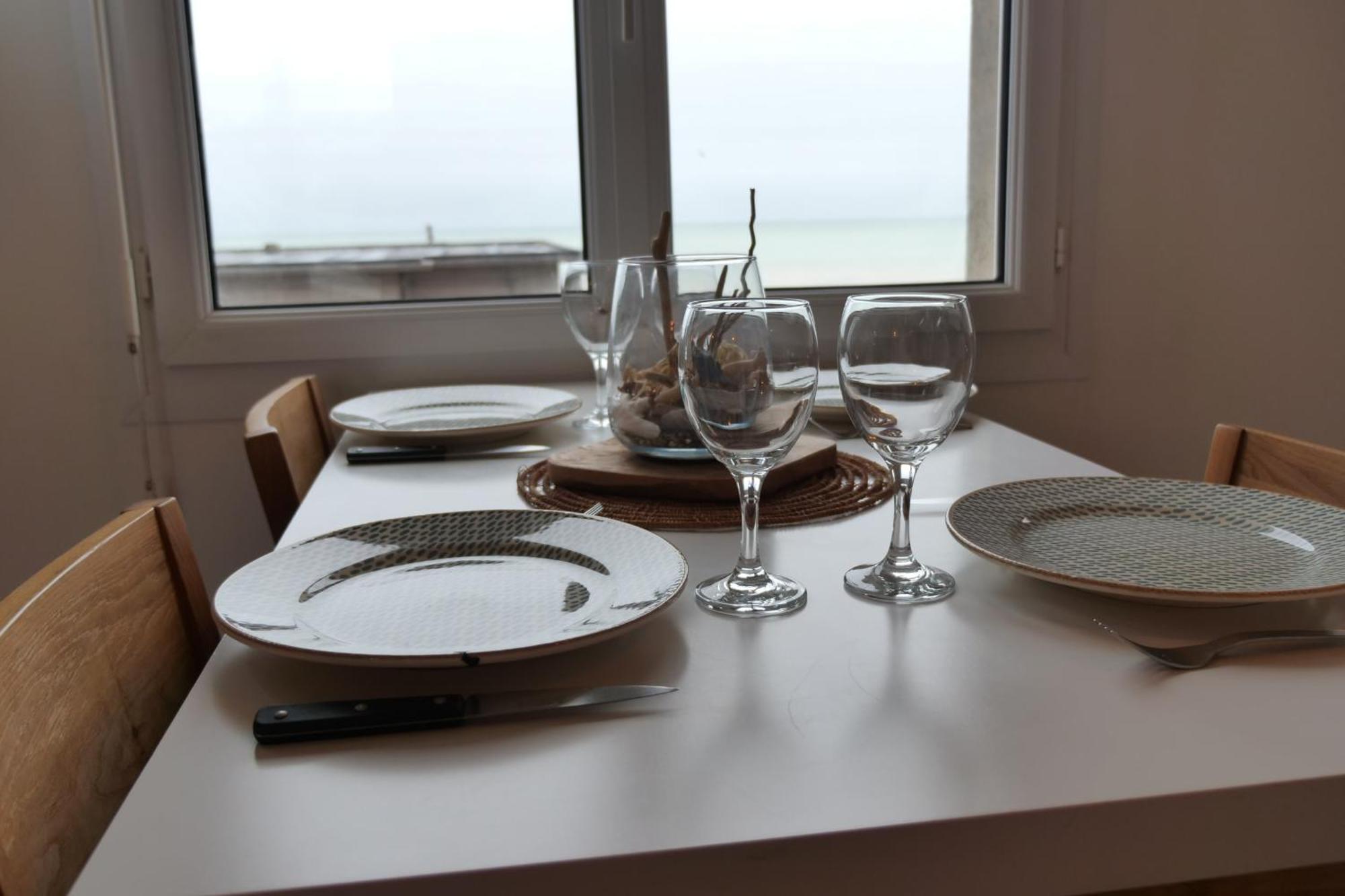 Appartement de charme pour les couples avec vue mer Ault Extérieur photo